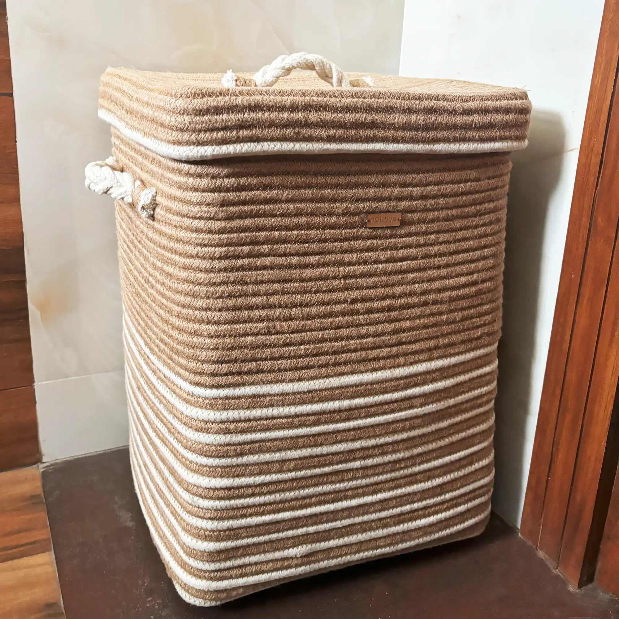 Laundry Bag Natural and Jute from Nobbys