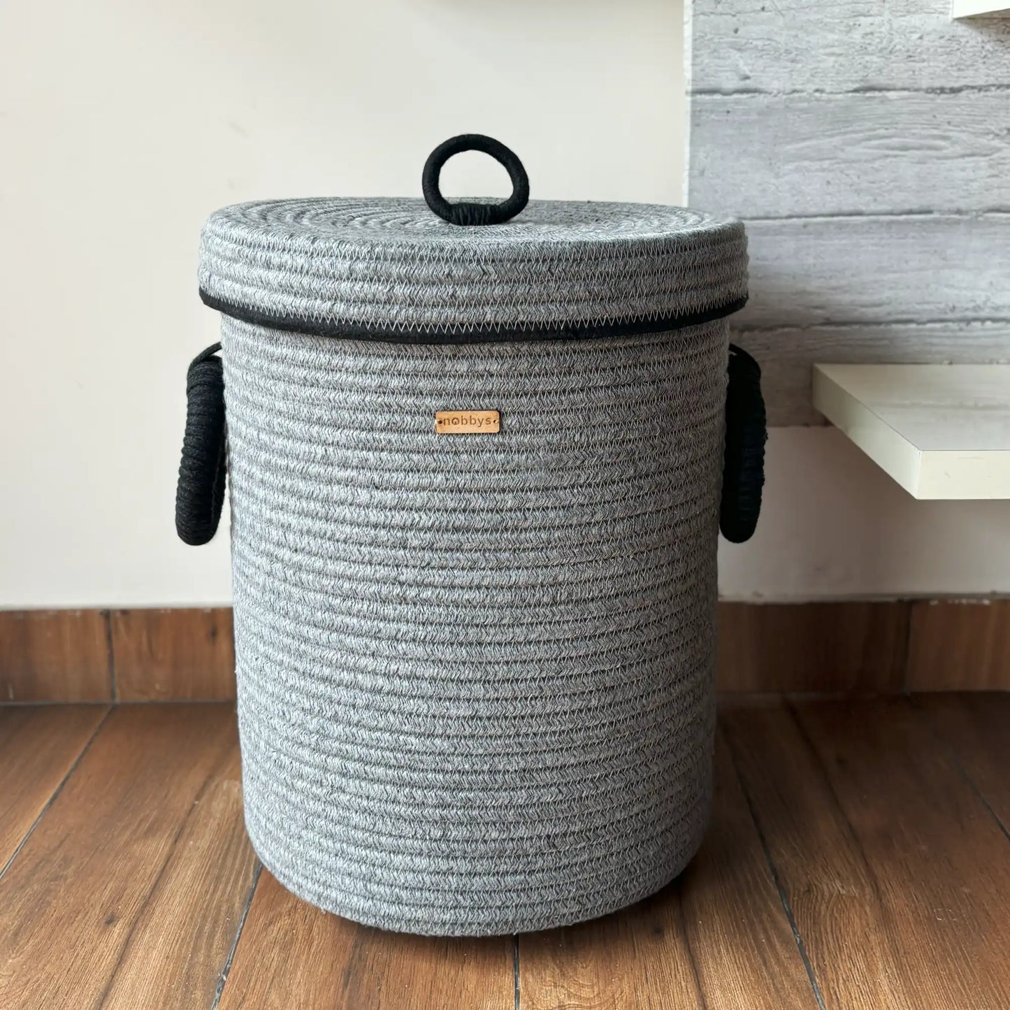Grey Laundry Basket