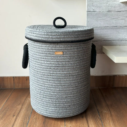 Grey Laundry Basket